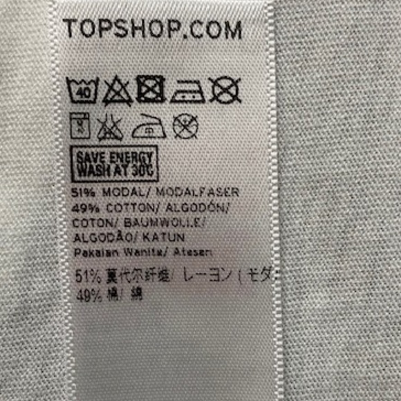 Topshop Boutique Side Tie Top Size 6 - Picture 7 of 7